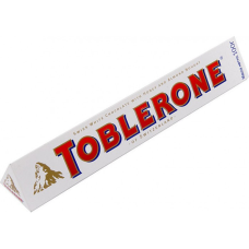 Шоколад TOBLERONE White Chocolane Almond Nougat Білий Мигдальна Нуга, 100 г