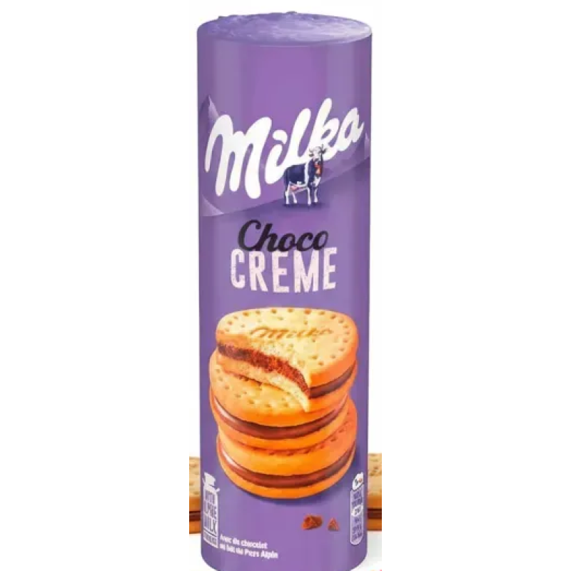 Печиво “Milka“ Chocco Creme з шоколадним кремом, 260g Печиво “Milka“ Chocco Creme з шоколадним кремом, 260g