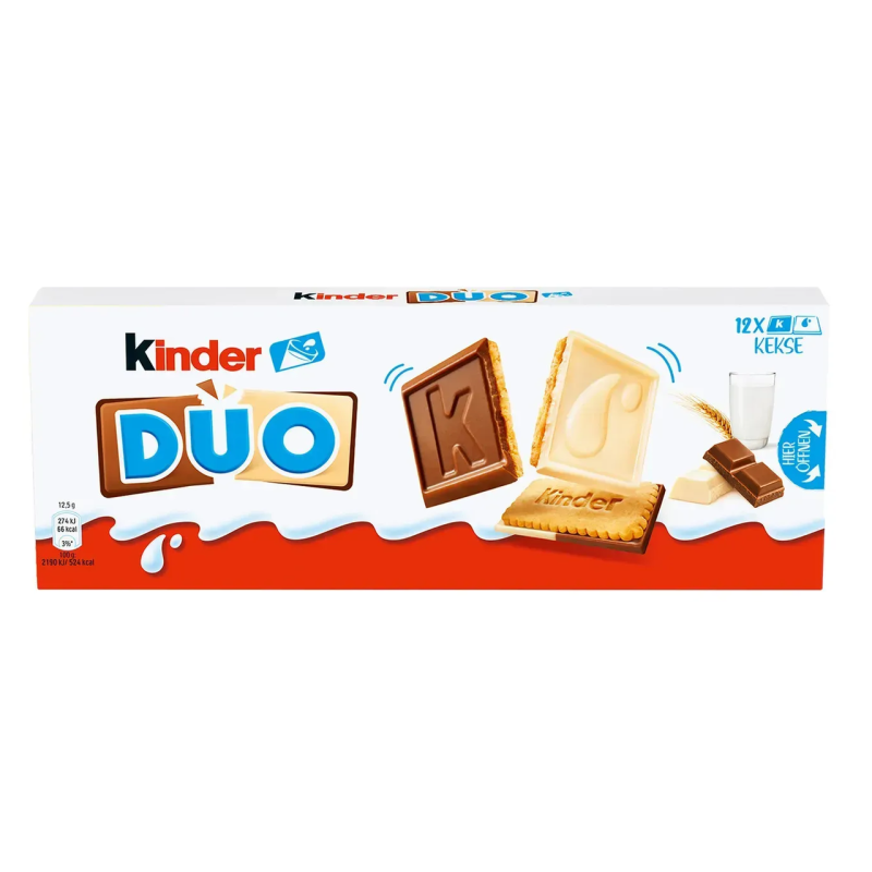 Печиво Kinder Duo, 12 шт 150 г Печиво Kinder Duo, 12 шт 150 г