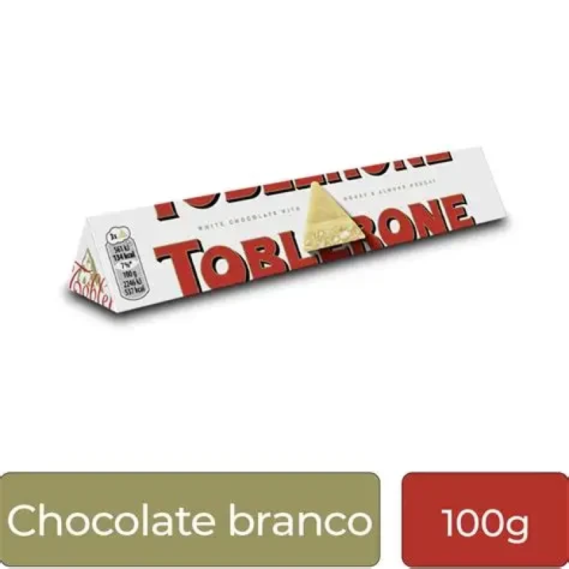 Шоколад білий Toblerone White 100г Шоколад білий Toblerone White 100г