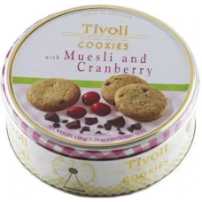 Печиво з Мюслями та Журавлиною Tivoli Muesli and Cranberry в з/б 150 г Данія