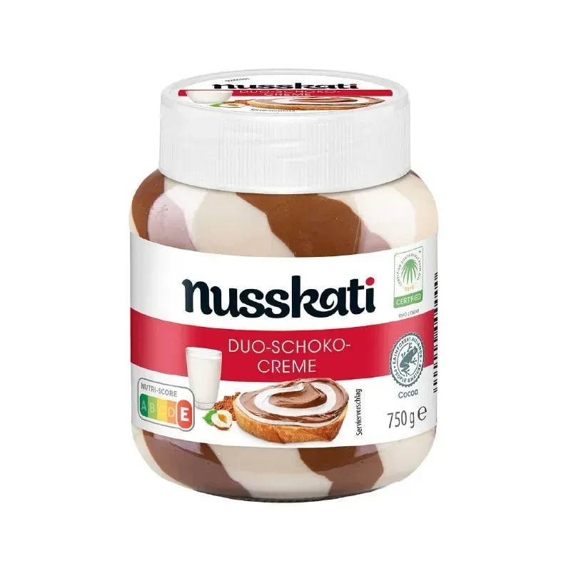 Шоколадно-молочна паста Nusskati Duo 750 г