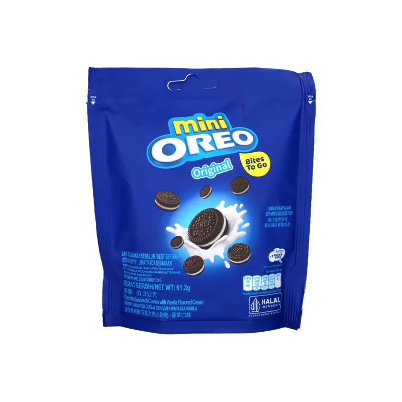 Печиво Міні Орео Oreo - Mini Original Pouch 58.4g Печиво Міні Орео Oreo - Mini Original Pouch 58.4g