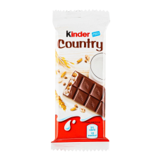 Шоколадний батончик Kinder Country молочний шоколад з хрусткими злаками 1 шт 23,5 г