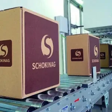 Шоколадні пелюстки полуничні CURLS STRAWBERRY Schokinag 4 кг. ящик