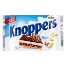 Вафлі Knoppers Класичні 5*25г(125 гр.) , 5 шт.
