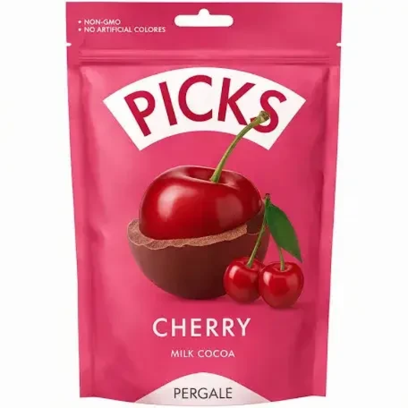 Вишня Сублімована в Молочному Шоколаді Pergale Picks Cherry Milk Cocoa 90 г