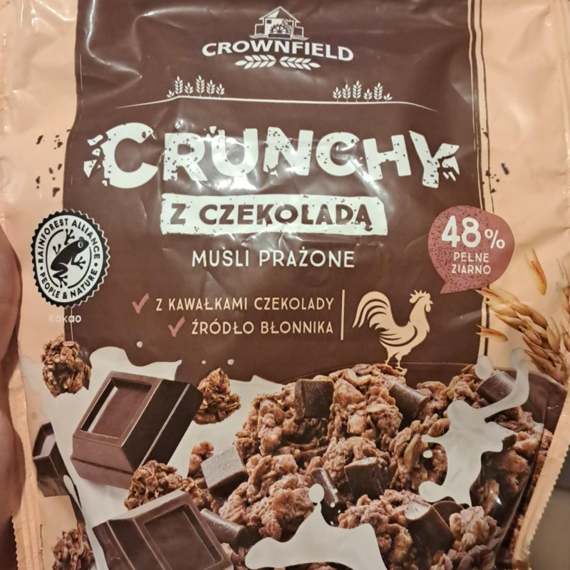 Кранчі мюслі з шоколадом Crownfield Crunchy Musli Prazone 350 грам. Кранчі мюслі з шоколадом Crownfield Crunchy Musli Prazone 350 грам.