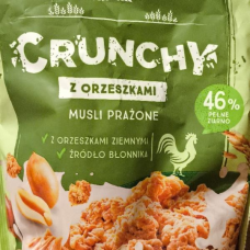 Кранч із горіхами CROWNFIELD арахісова запечена Crunchy z orzeszkami 350 г