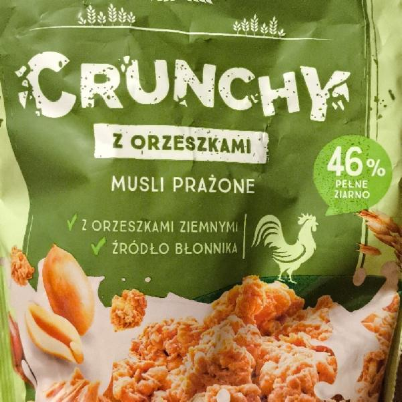 Кранч із горіхами CROWNFIELD арахісова запечена Crunchy z orzeszkami 350 г