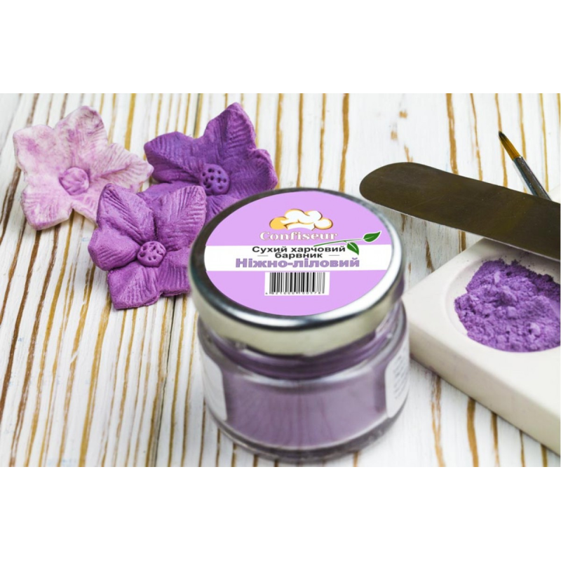 Барвник сухий Confiseur Ніжно Ліловий 30 мл Барвник сухий Confiseur Ніжно Ліловий 30 мл