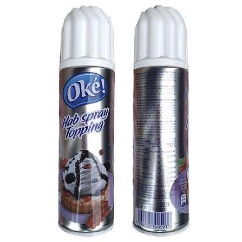 Вершки спрей Oke! 250гр аерозольні Оке Вершки спрей Oke! 250гр аерозольні Оке