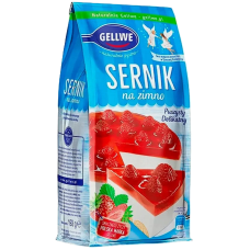 Суміш для чізкейку зі смаком полуниці Gellwe Sernik na zimno 193 г