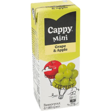 Нектар Cappy Mini виноград яблуко 200 мл