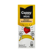 Нектар Банан-Полуниця Cappy mini Banana Strawberry, 0,2 л