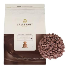 Молочний шоколад 37,8% для фонтану FOUNTAIN, Callebaut, калети 500 грам.