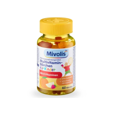 Мультивітаміни для дітей Mivolis Multivitamin Bärchen Ведмедики жувальні №60“, для дітей з 4 років