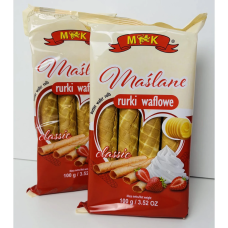 Вафельні трубочки MK Maslane Rurki waflowe 100g