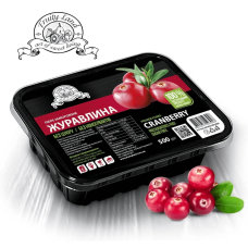 Журавлина пюре FruityLand заморожене без цукру, 500 г