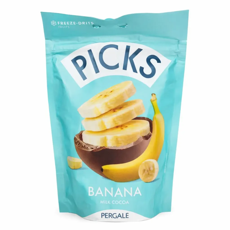 Драже Picks банан у глазурі 90 г Драже Picks банан у глазурі 90 г